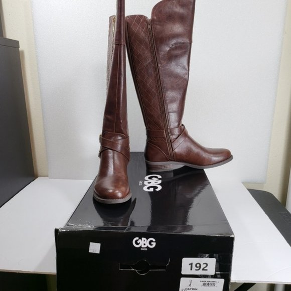 GBG Guess Haidyn Dark Brown Women Boots Size-7-M  COD/192 - Picture 3 of 8